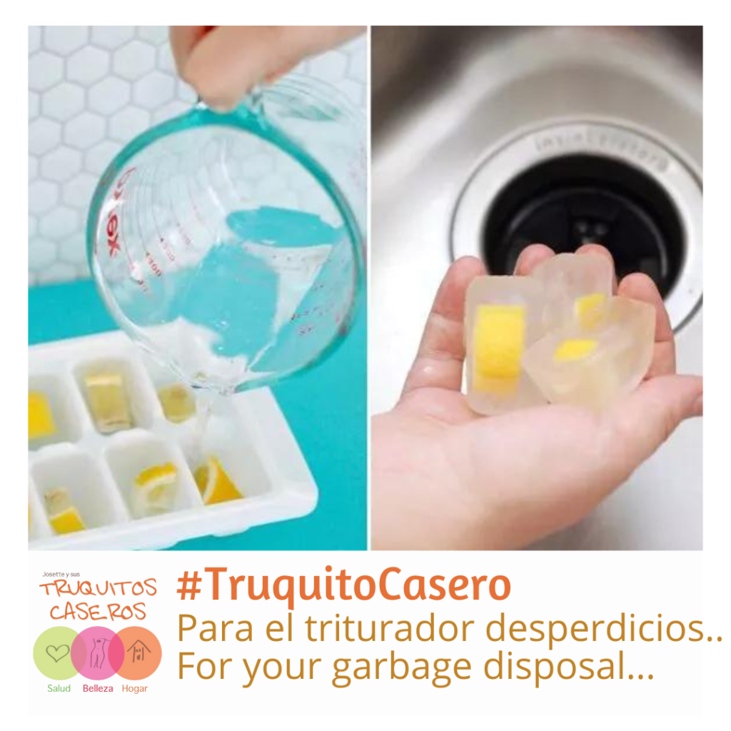 Truquito Casero para limpiar el triturador de desperdicios...