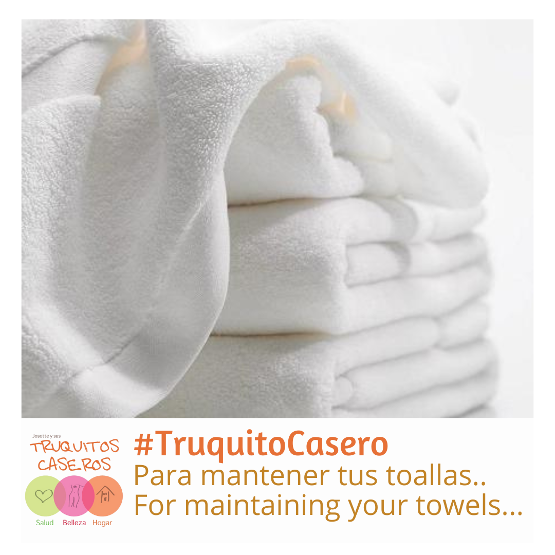 Truquito Casero para mantener tus toallas...