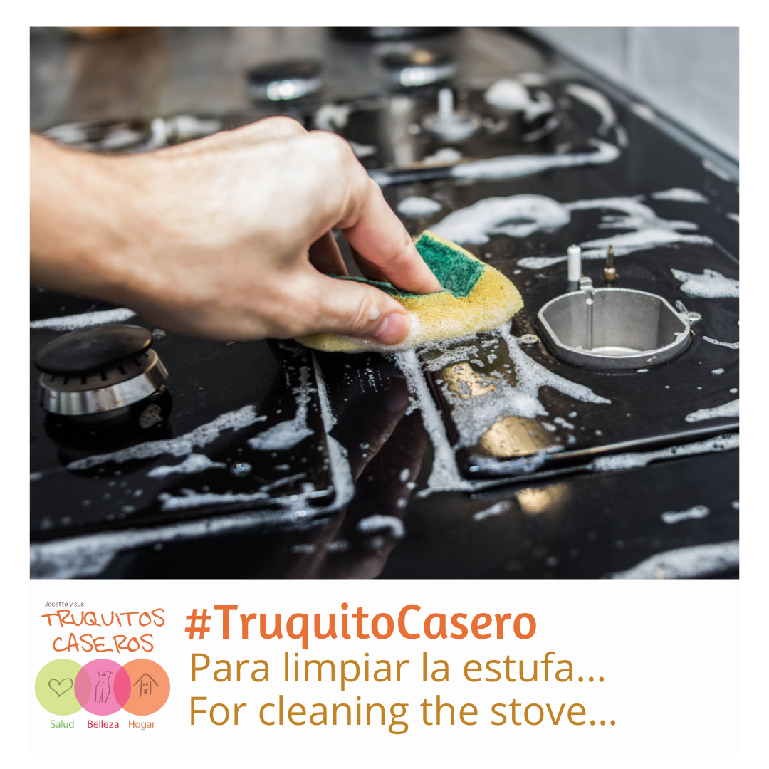 Truquito Casero para limpiar la estufa...