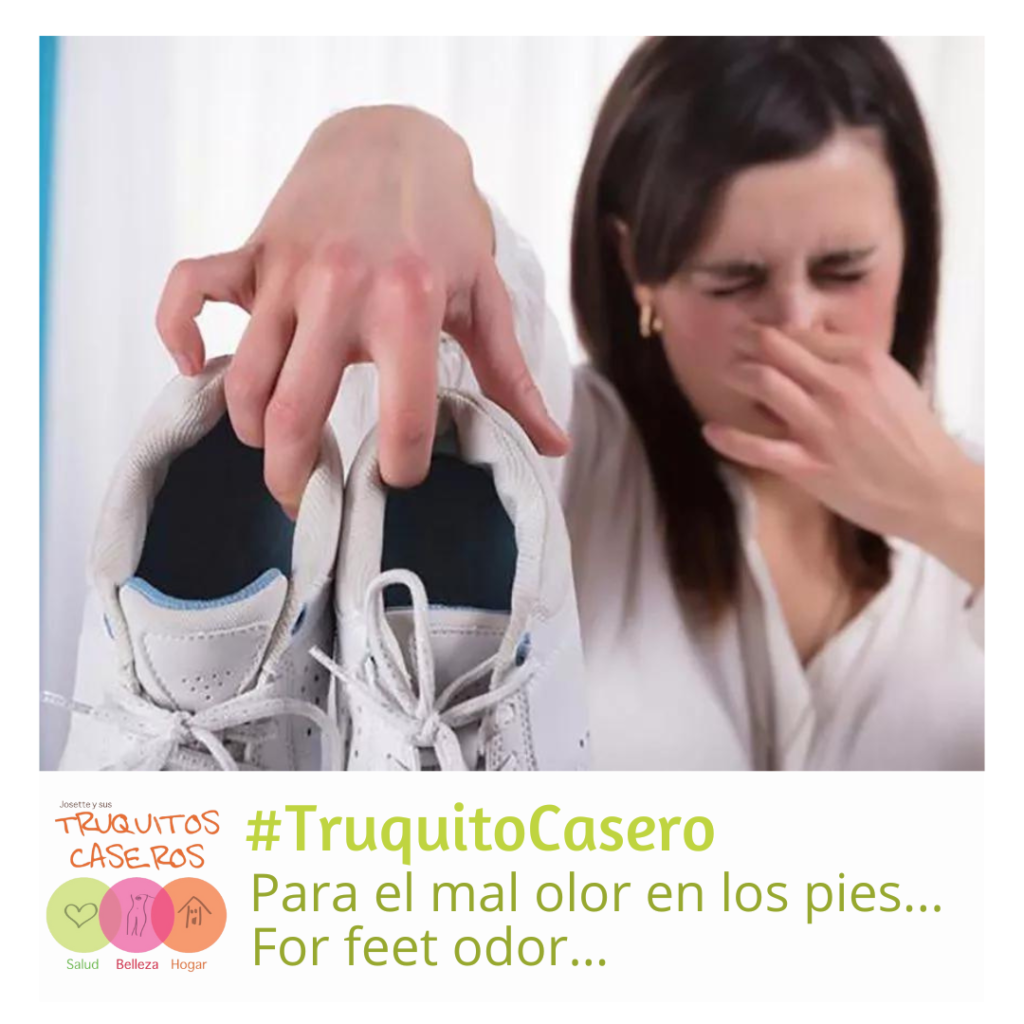 Truquito Casero para el mal olor en los pies...